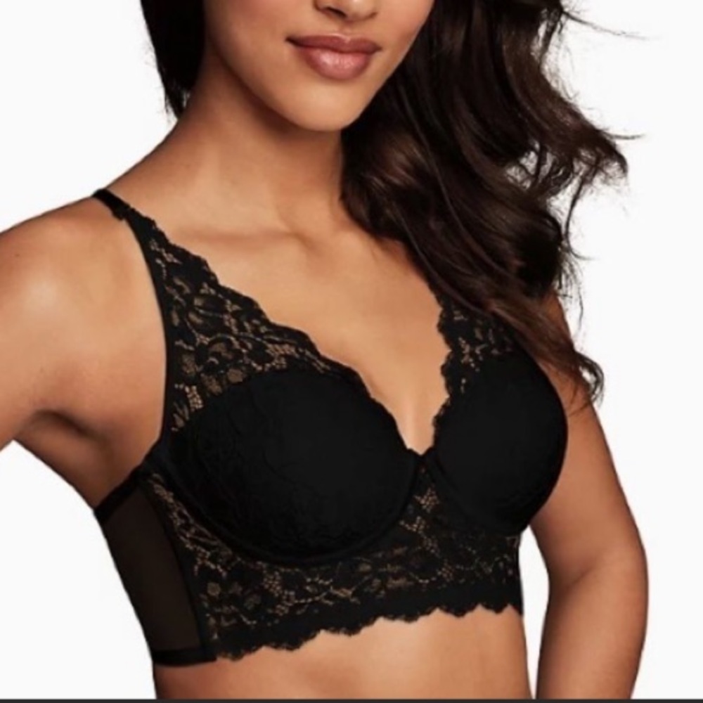 Maidenform Pure Comfort Convertible Lace Bralette DM1188 Size 36D